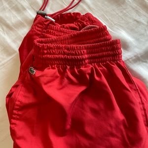 Red sweatpants insulated